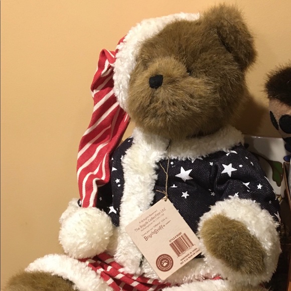 Teddy Bear π§Έ patriot stocking cap & jacket